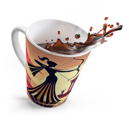 Art Deco Valentine's Romance Latte Mug