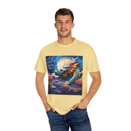 A Dragon's Ascent Unisex Garment-Dyed T-shirt