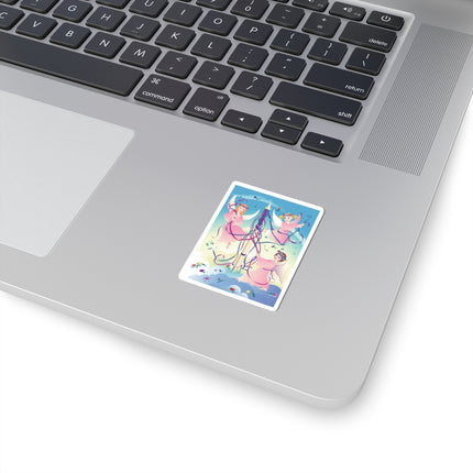 Angelic Revelry Kiss-Cut Stickers (4 Sizes)