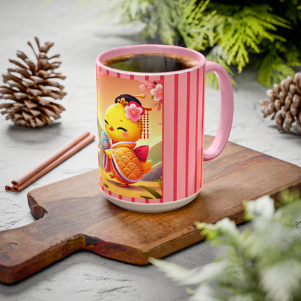 Whimsical Springtime Exchange Colorful Mugs (11oz, 15oz)