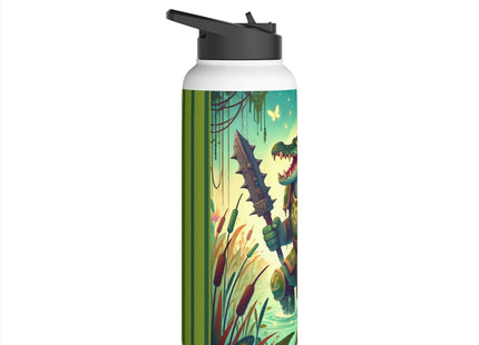 Swamp Tyrant Stainless Steel Water Bottle, Standard Lid