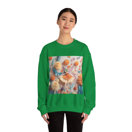 Dahlia Fairy Unisex Heavy Blend™ Crewneck Sweatshirt