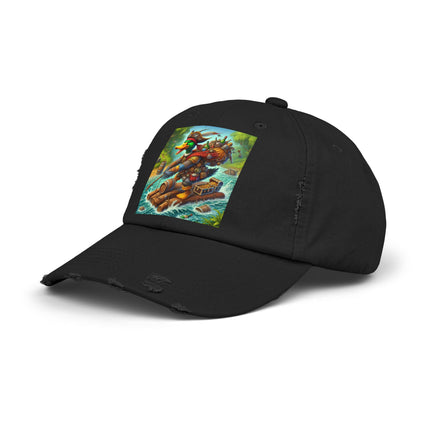 The Daring Drake Unisex Distressed Cap