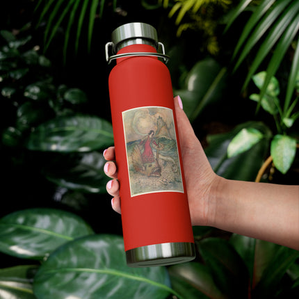 Rita Rides on the Dolphin by Warwick Goble Copper Vacuum Insulated Bottle, 22oz