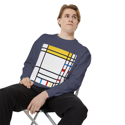 Place de la Concorde by Piet Mondrian Garment-Dyed Sweatshirt