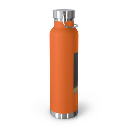 A Rich Kirghiz Huntsman with a Falcon by Vasily Vereshchagin Copper Vacuum Insulated Bottle, 22oz