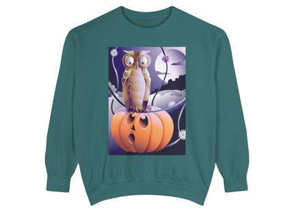 The Startled Pumpkin Unisex Garment-Dyed Sweatshirt