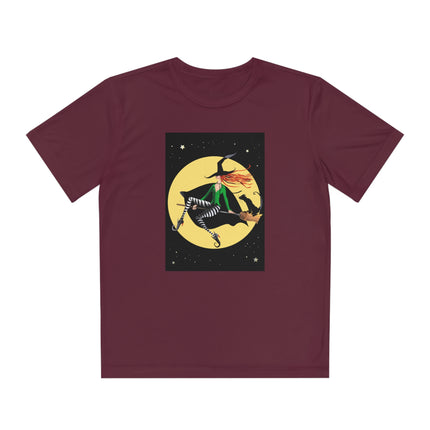 A Witch’s Moonlit Flight Youth Competitor Tee