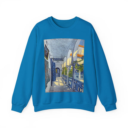 Gallery of a Moroccan Riad by George Gaudion Heavy Blend™ Crewneck Sweatshirt
