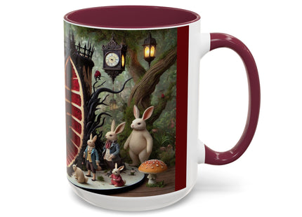 Malice in Wonderland – Gothic Halloween Colorful Mugs (11oz, 15oz)