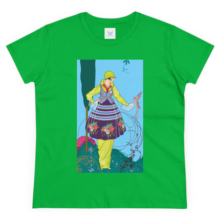 Exquisite Elegance by Umberto Brunelleschi Women's Midweight Cotton Tee