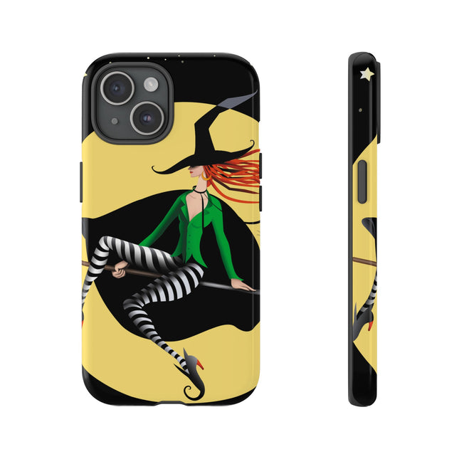 A Witch’s Moonlit Flight Phone Cases