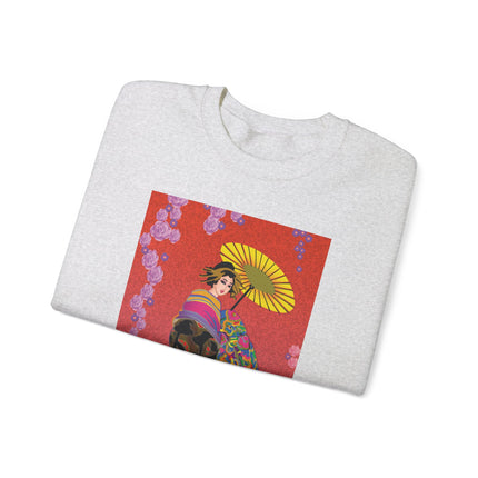 Enchanting Geisha Unisex Heavy Blend™ Crewneck Sweatshirt