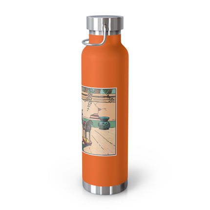 Mischievous Mice on Wheels Copper Vacuum Insulated Bottle, 22 oz