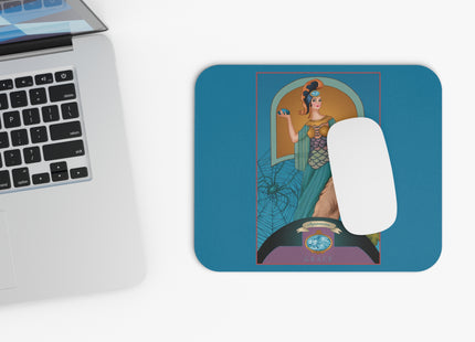 March & Aquamarine (Gem Series) by Sofia Chiostri Mouse Pad, Rectangle