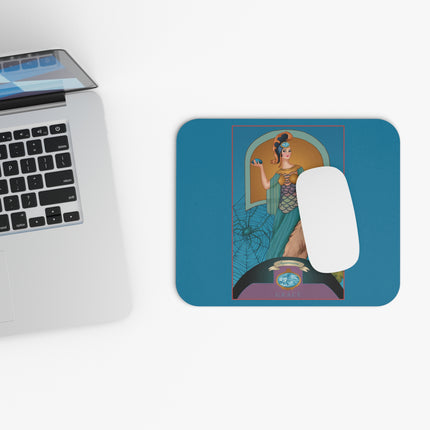 March & Aquamarine (Gem Series) by Sofia Chiostri Mouse Pad, Rectangle