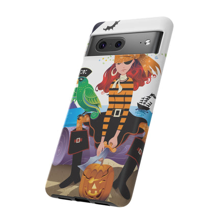 Moonlit Pirate Halloween Phone Cases