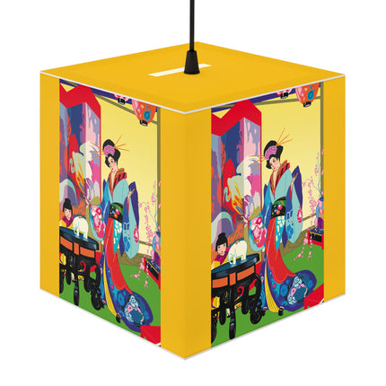 A Timeless Journey by Umberto Brunelleschi Light Cube Lamp