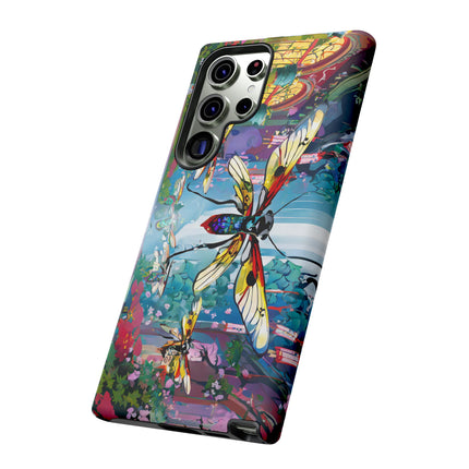 Neon Swarm Phone Cases