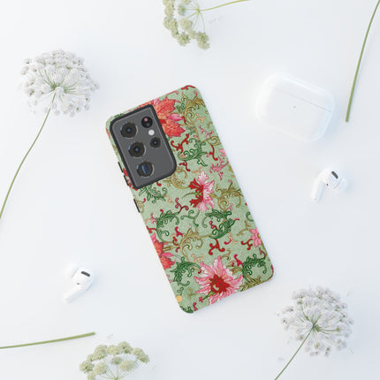 Flower Illustration by Owen Jones Phone Cases