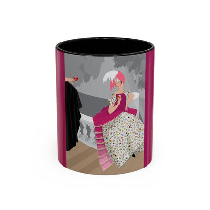 The Red Bird Colorful Mugs – Gentle Storybook Charm & Elegant Whimsy