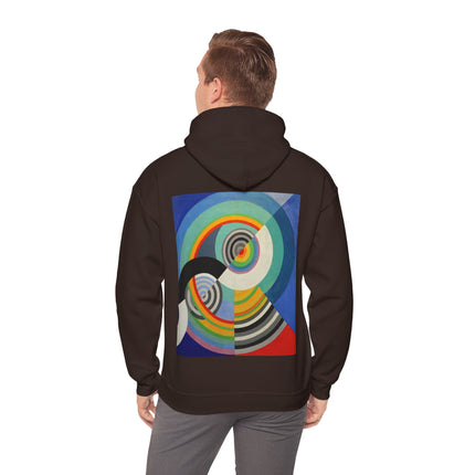 Rythme No. 3 by Robert Delaunay Heavy Blend™ Hooded Sweatshirt