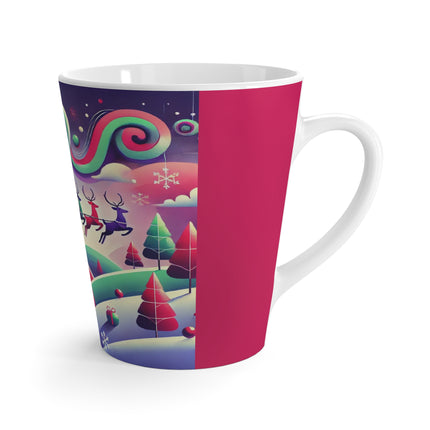 Festive Reindeer Flight Latte Mug
