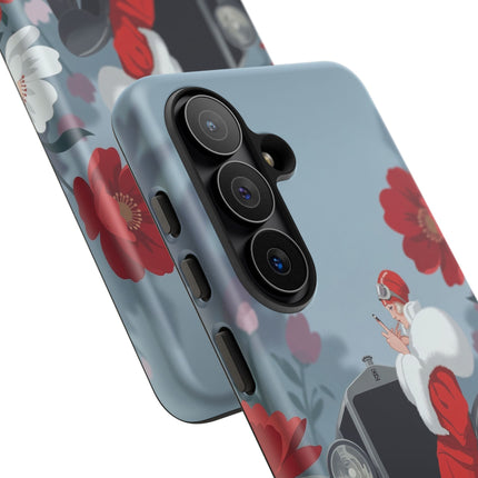 🚗🌺 The Lady Of The Grand Touring Car Phone Case – Art Deco Motoring Elegance
