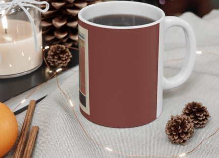 Pompeii Wall Pl.20 by Victor Steeger Ceramic Mug 11oz
