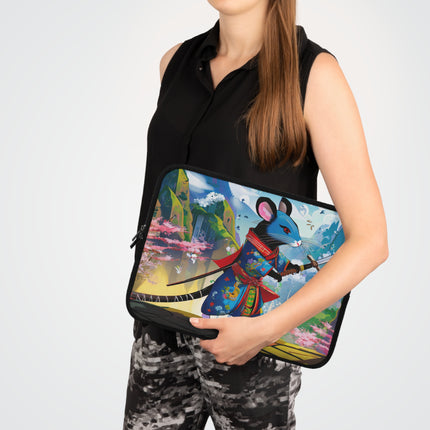 Cyber Samurai Rat Laptop Sleeve