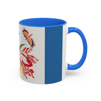 Woodpecker & Tulip Colorful Mugs – Vibrant Spring & Bold Beauty