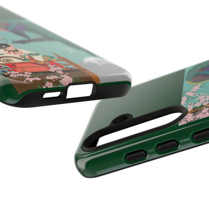 Peacock Garden Phone Case – Japanese Elegance & Timeless Beauty