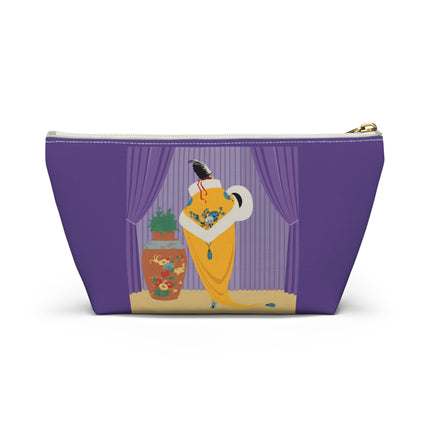 Golden Robe Cosmetic Bag – Elegant Drama & Timeless Sophistication