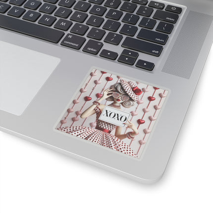 Fashionably Yours, XOXO Kiss-Cut Stickers (4 Sizes)