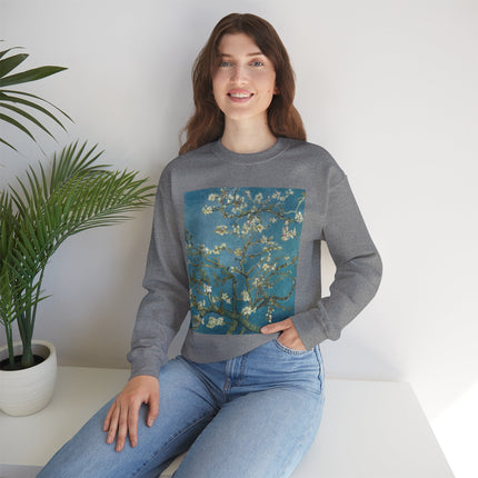 Almond Blossom by Vincent van Gogh Heavy Blend™ Crewneck Sweatshirt