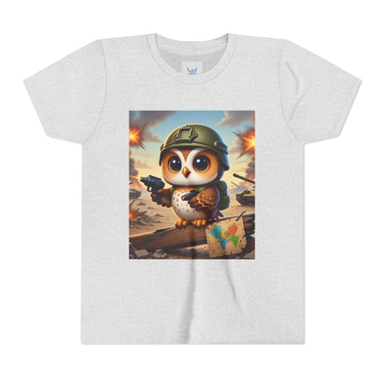 Owl on the Front Lines Youth Short Sleeve Tee