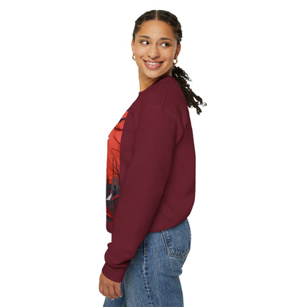 Halloween Night Scene Unisex Heavy Blend™ Crewneck Sweatshirt