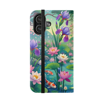 Fairy of the Koi Pond Flip Case – Mystical Harmony & Pond Enchantment