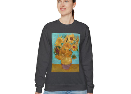 Vase with Twelve Sunflowers by Vincent Van Gogh Heavy Blend™ Crewneck Sweatshirt