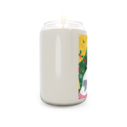 💌🎄 The Christmas Letter Of Holly House Scented Soy Candle – Whimsical Art Deco Holiday Charm