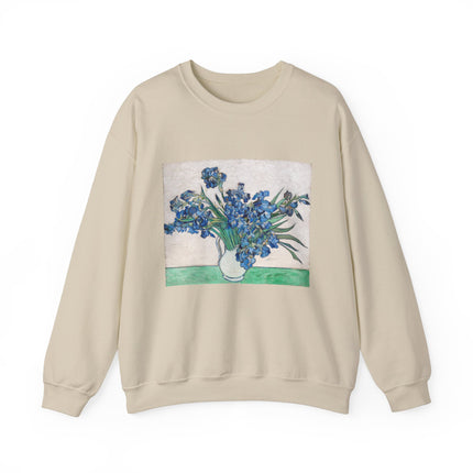 Irises by Vincent Van Gogh Heavy Blend™ Crewneck Sweatshirt