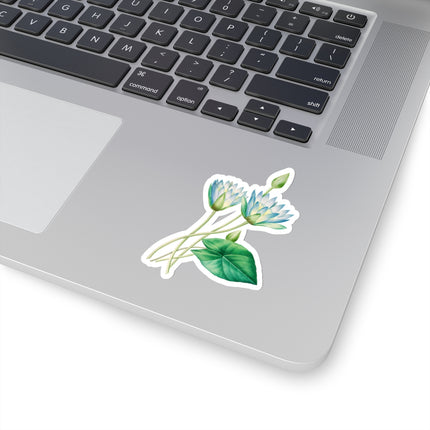 Egyptian lotus flower botanical illustration by Pierre-Joseph Redouté Kiss-Cut Stickers (4 Sizes)