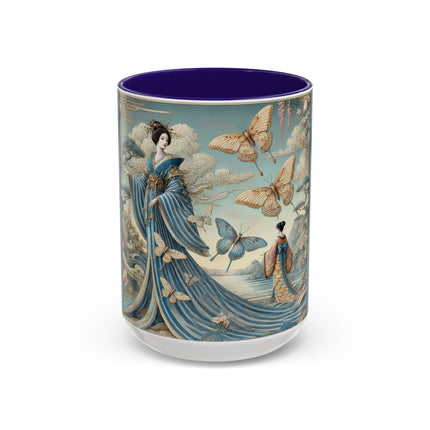Butterfly Empress Colorful Mug – Graceful Butterflies & Timeless Elegance