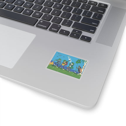 Frog and Beetle Band Kiss-Cut Stickers (4 Sizes)