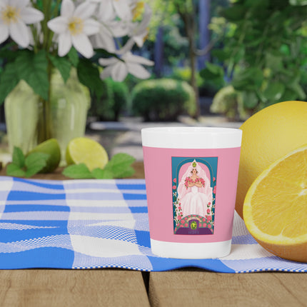 August & Peridot (from the Gem Series) by Sofia Chiostri Ceramic Shot Glass