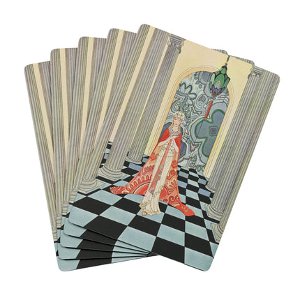 Cadmus Beheld a Female Figure Playing Cards