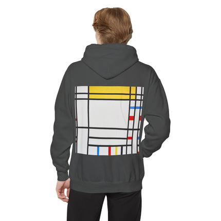 Place de la Concorde by Piet Mondrian Unisex Garment-Dyed Hoodie