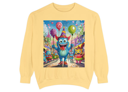 Monster Parade Madness Unisex Garment-Dyed Sweatshirt