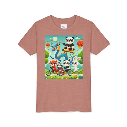 Rolling Along Together Youth Short Sleeve Tee