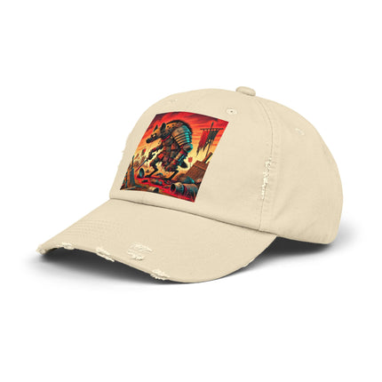 The Cunning Scavenger Unisex Distressed Cap